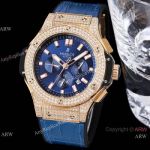 Rose Gold Iced Out Hublot Big Bang Original 301.px.7180.lr Watches Best Replica